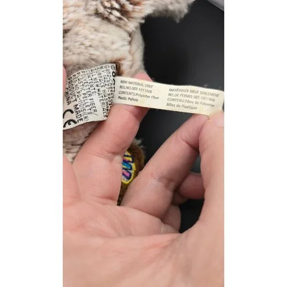 Adorable GANZ Webkinz Groundhog Plush Soft & Cuddly Stuffed Animal - Tan & Brown - Picture 9 of 12